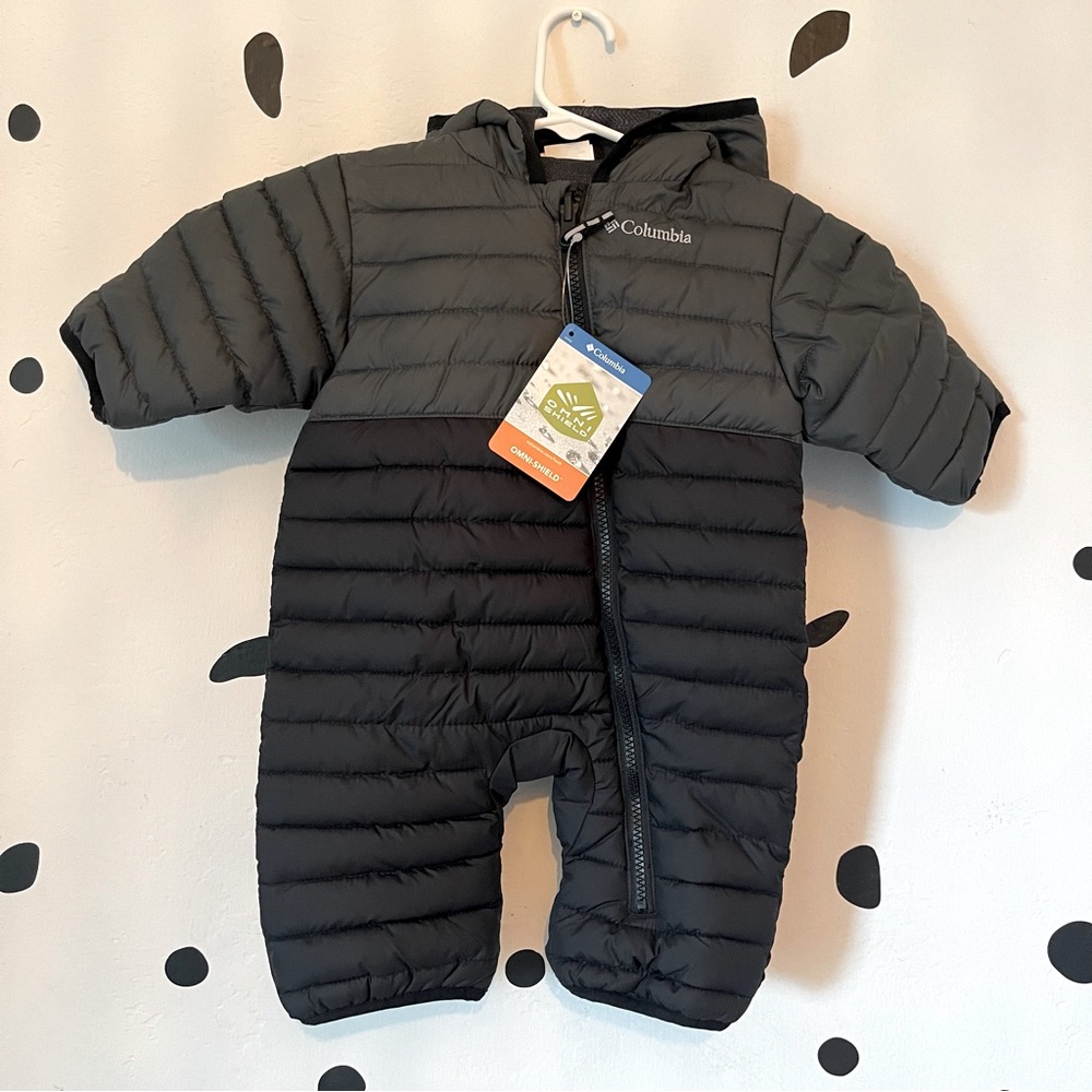 Reversible Columbia Baby Snowsuit 0-3